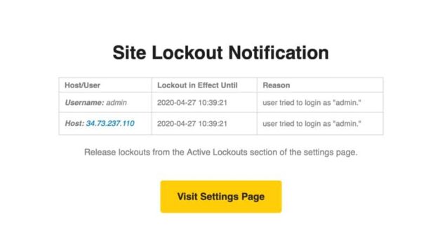 Thông báo “Site Lockout Notification” có nguy hiểm không?