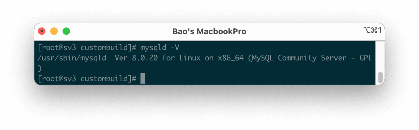 Nâng cấp Mysql trên DirectAdmin