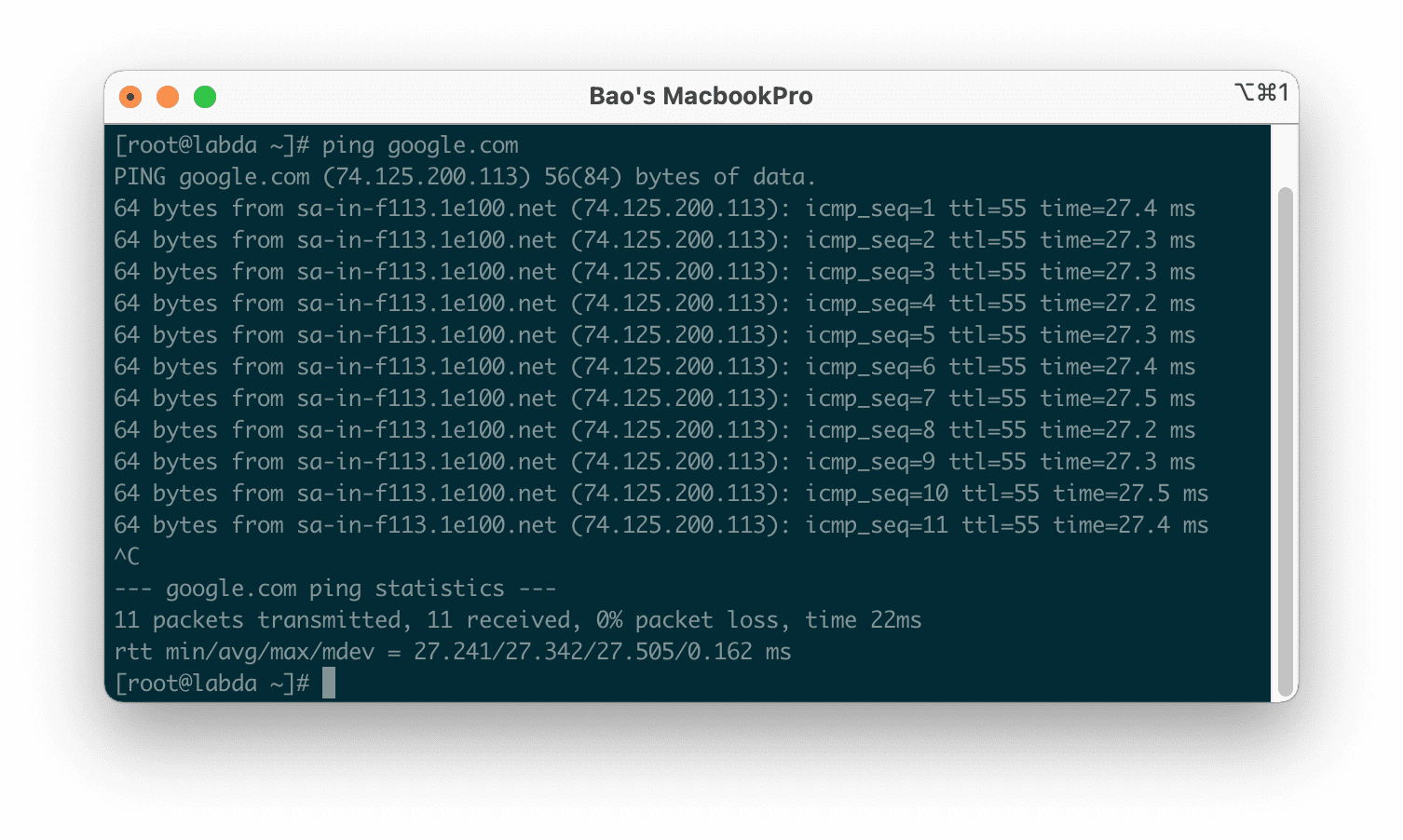 Name or service not know