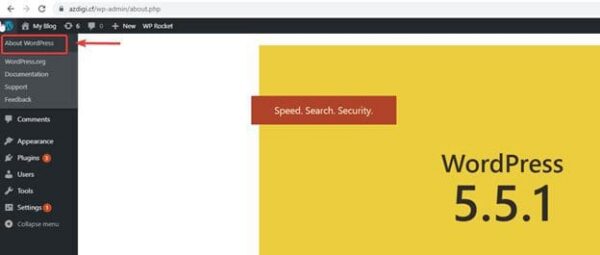 How to downgrade the WordPress version