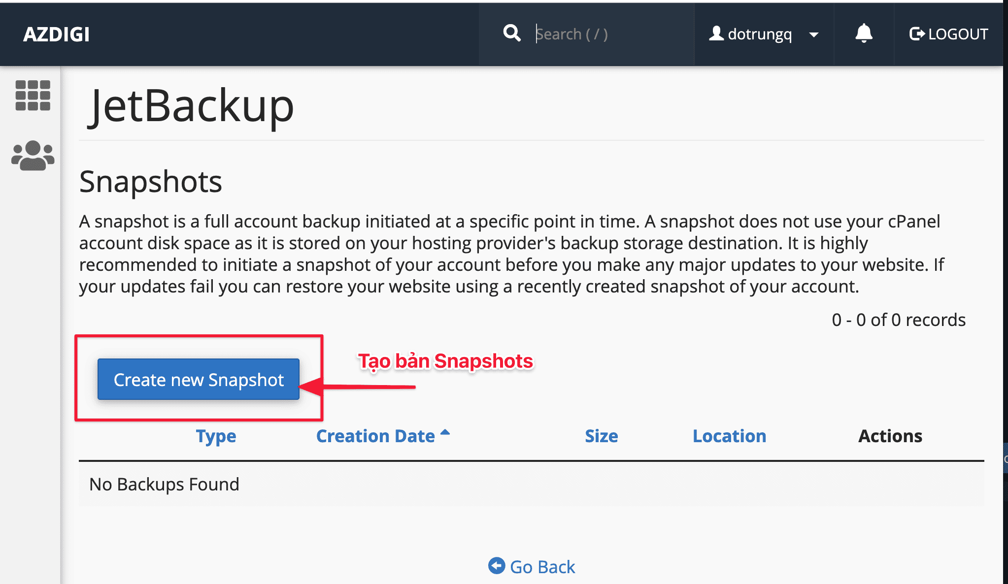 How to use Snapshots in JetBackup