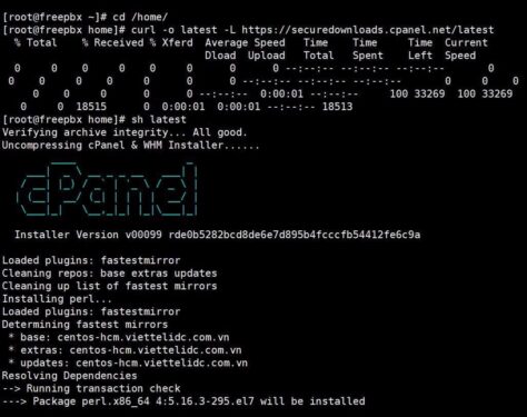Hướng dẫn cài đặt WHM/cPanel trên Centos 7