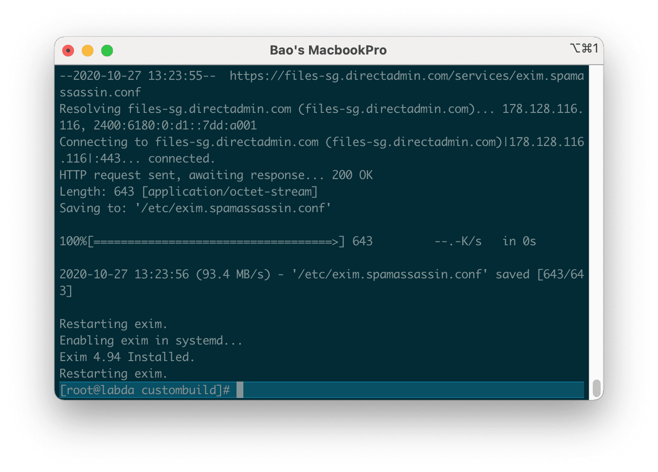 how to install cài đặt Easy Spam Fighter trên DirectAdmin