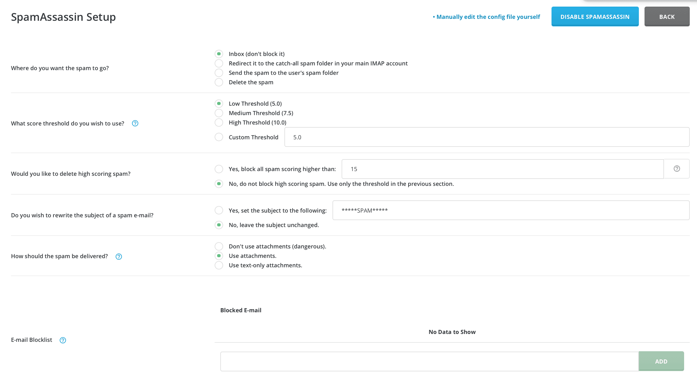 how to install cài đặt Easy Spam Fighter trên DirectAdmin