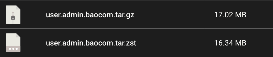 Tích hợp nén zstd vào DirectAdmin - Enable zstd compress DirectAdmin