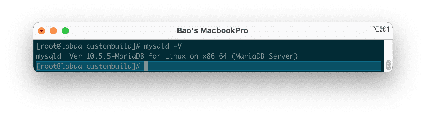 Nâng cấp MariaDB trên DirectAdmin - Upgrade MariaDB DirectAdmin