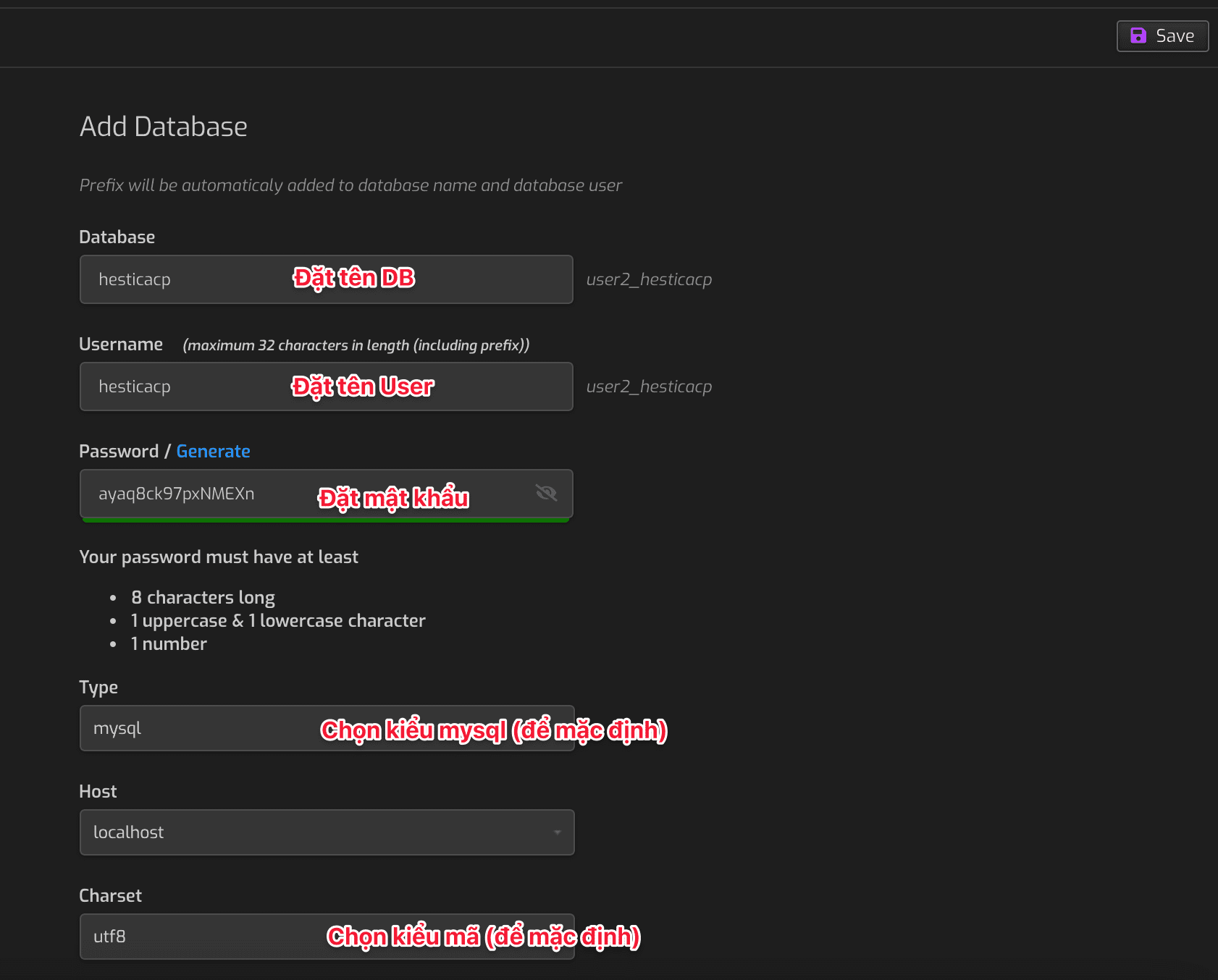 Transfer website data to HestiaCP