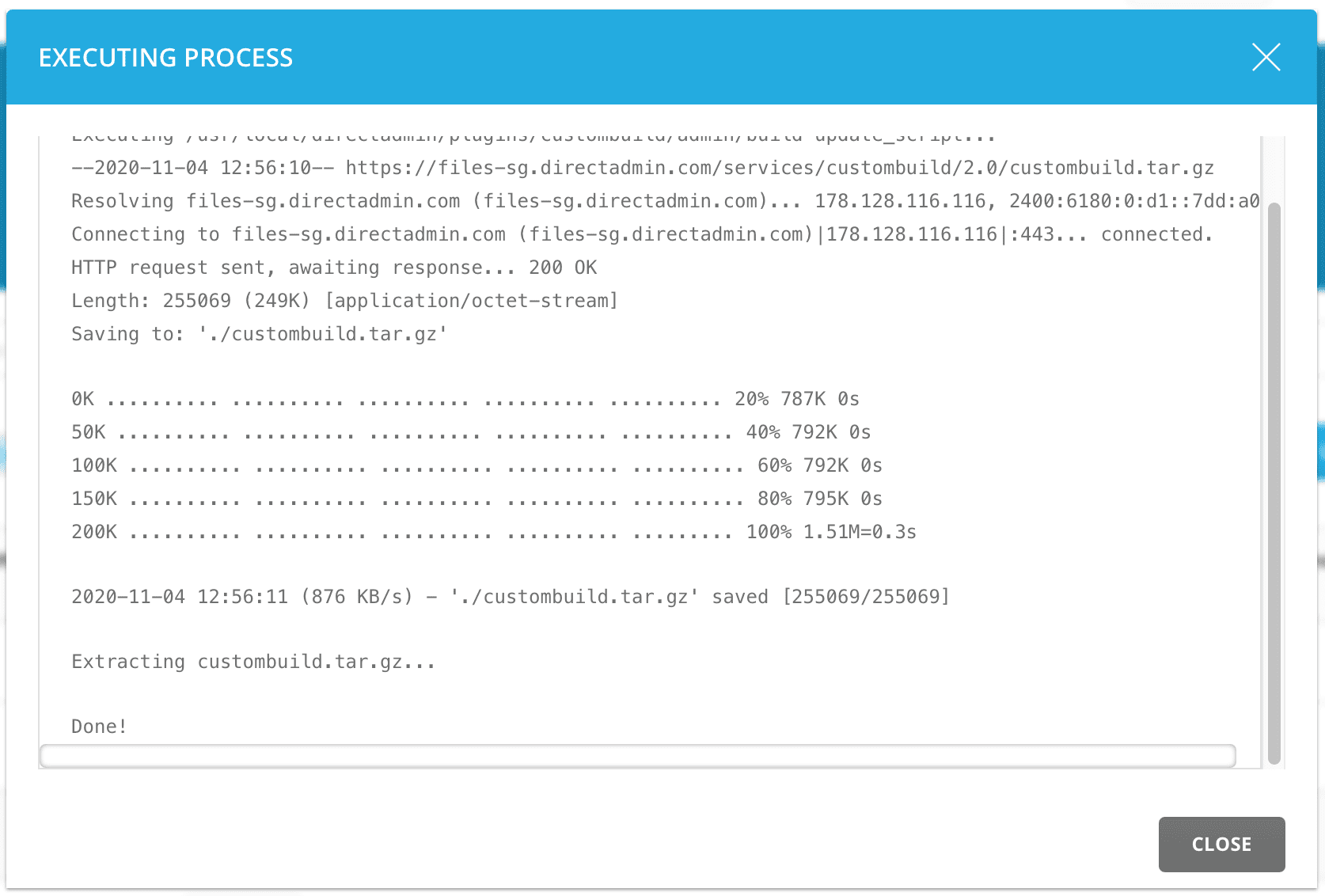 update nâng cấp phiên bản PHP trên DirectAdmin