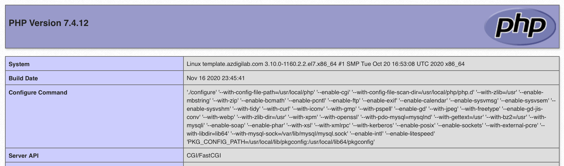 install OPCache on FASTPANEL