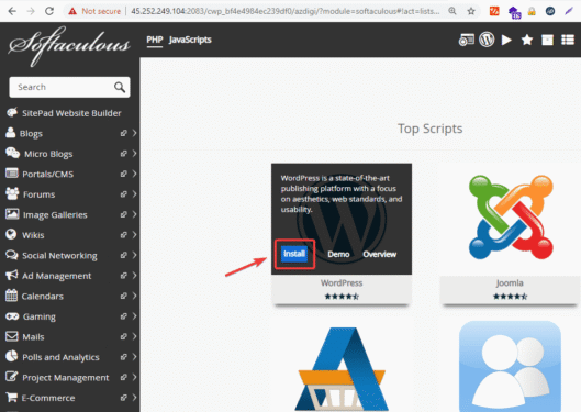 Hướng dẫn cài đặt Softaculous trên WHM/cPanel