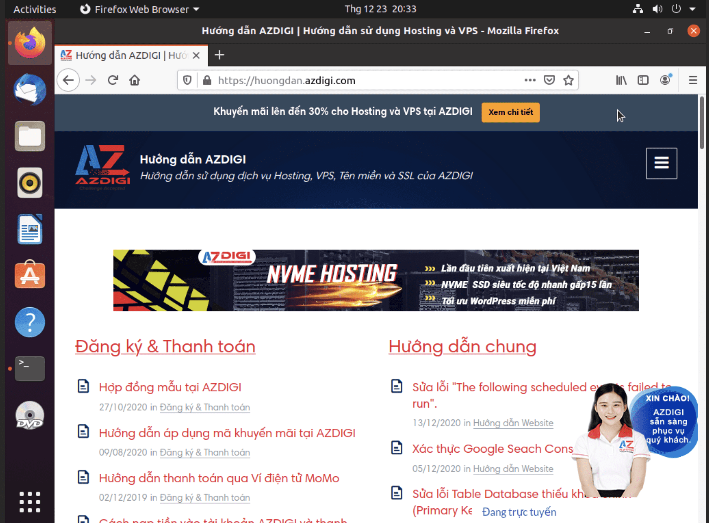 cấu hình IP Static trên Ubuntu