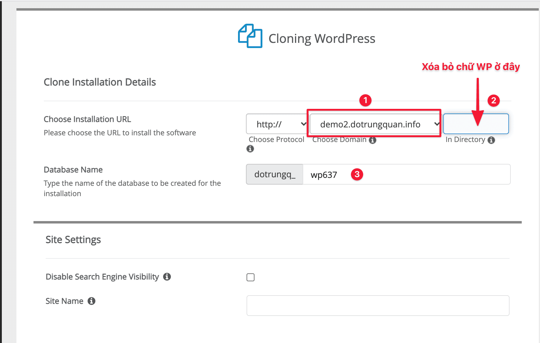 Clone website with WordPress Manager