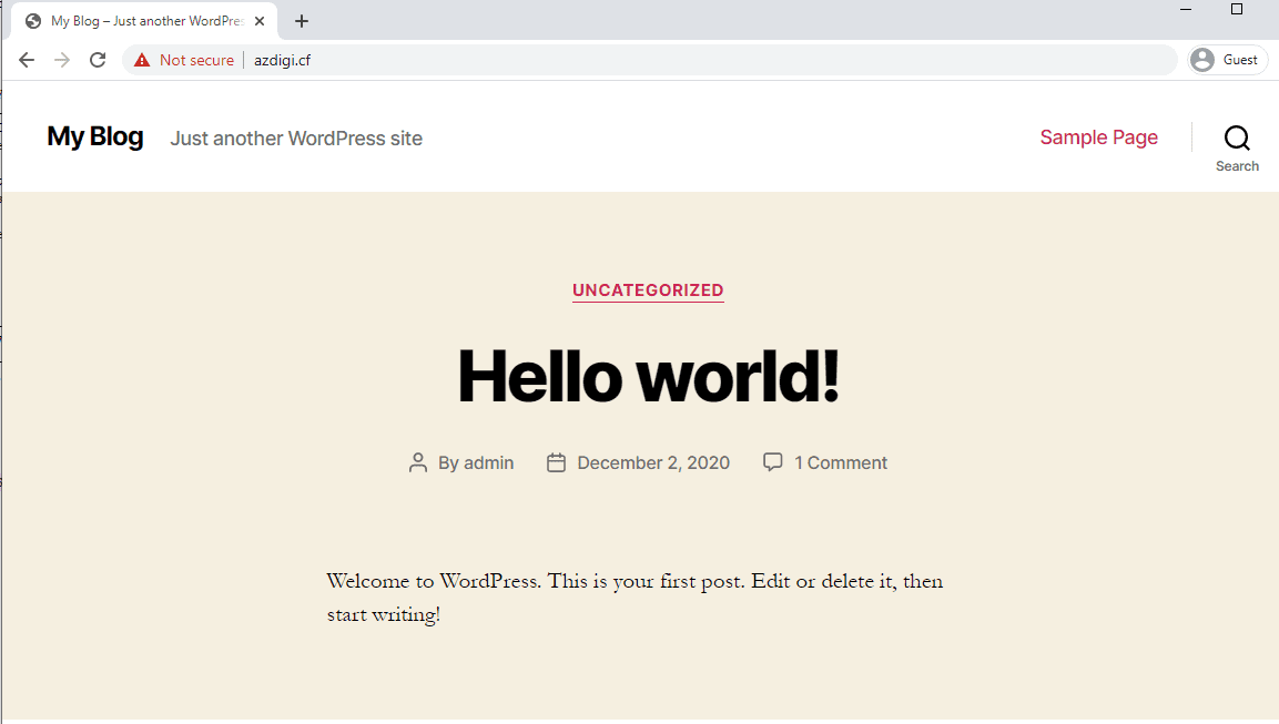 How to install WordPess on CloudPanel