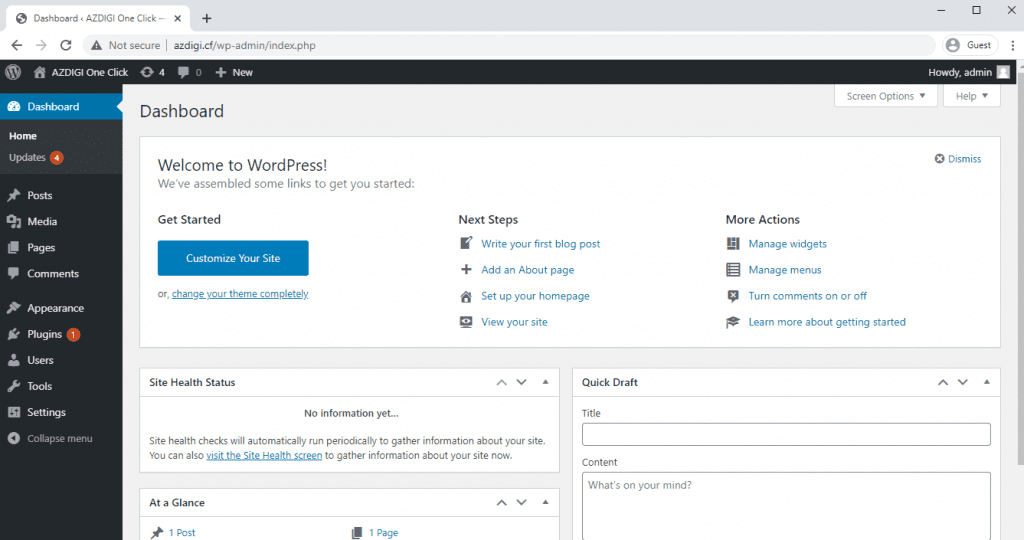 How to install WordPess on CloudPanel