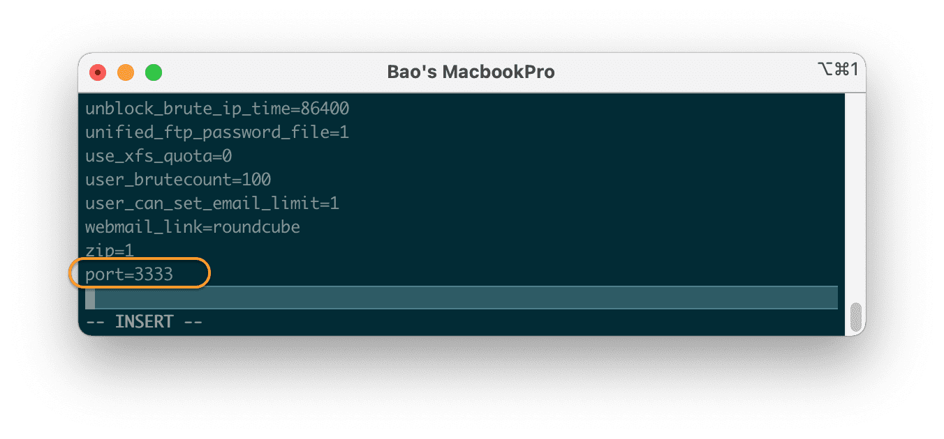 how-to-change-default-doi-port-directadmin