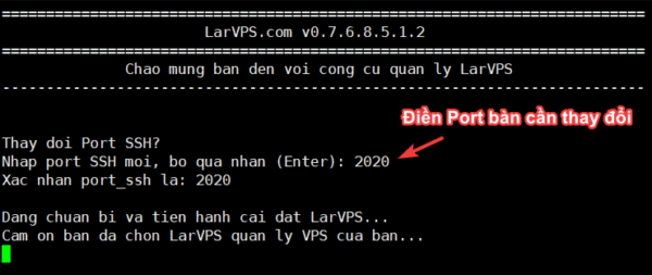Hướng dẫn cài đặt LarVPS lên Centos 8