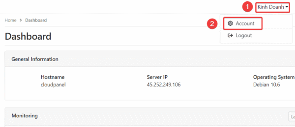 Hướng dẫn reset pass User trên CloudPanel