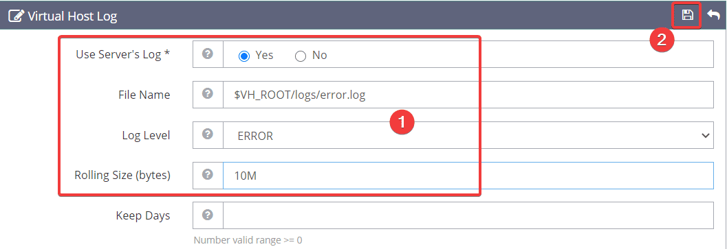 How to add the website to OpenLiteSpeed WebAdmin GUI