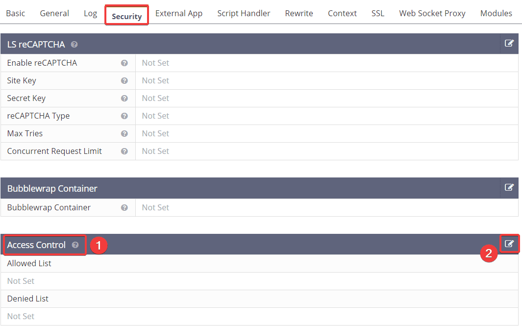 How to add the website to OpenLiteSpeed WebAdmin GUI