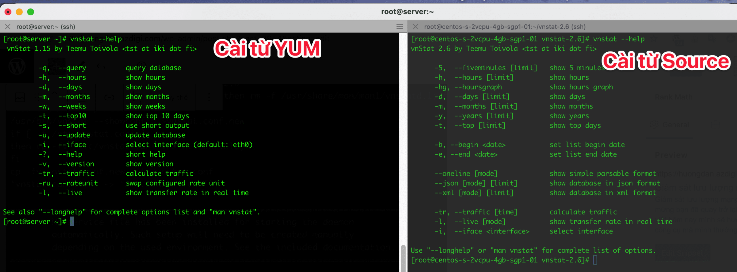Giám sát lưu lượng mạng với vnStat và vnStati