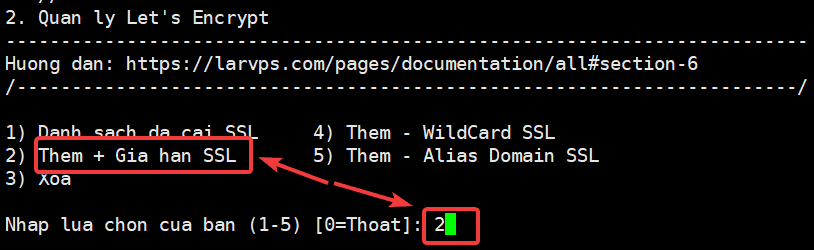 Install Let's Encrypt SSL on LarVPS