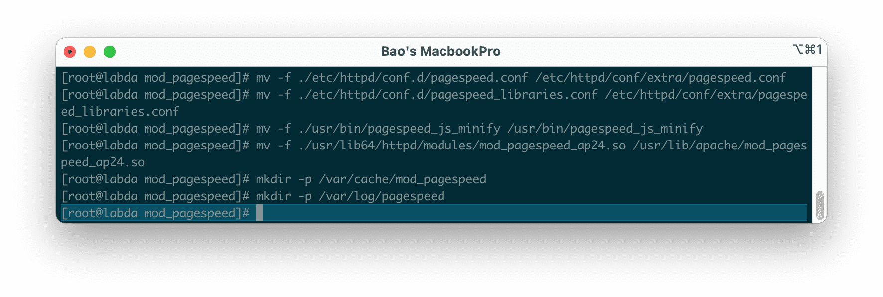Cài đặt mod_pagespeed vào Apache directadmin