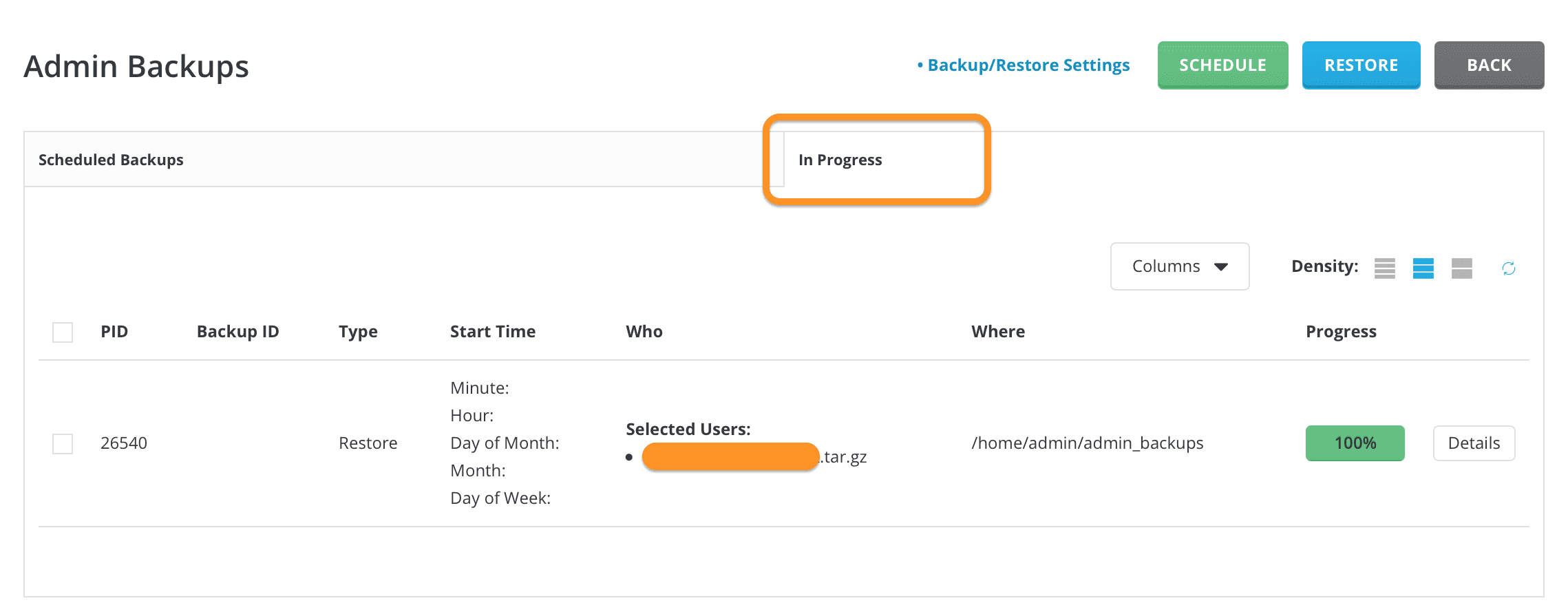 enable-backup-monitor-tren-directadmin