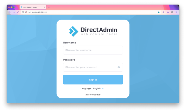 Tạo user trên Directadmin