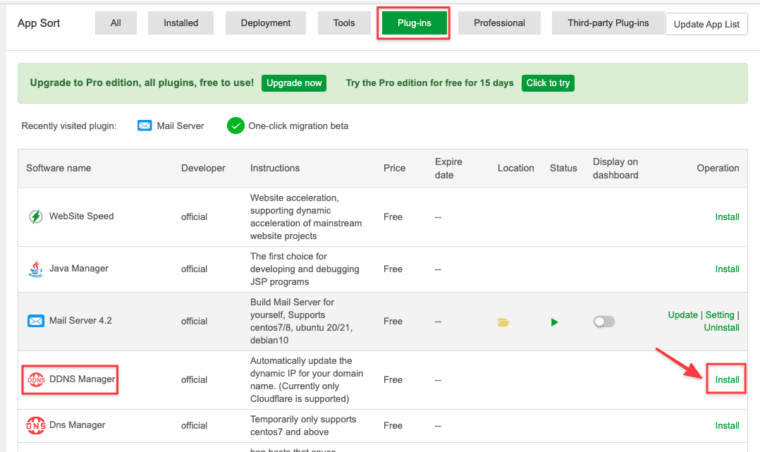 How to configure DDNS aaPanel to CloudFlare