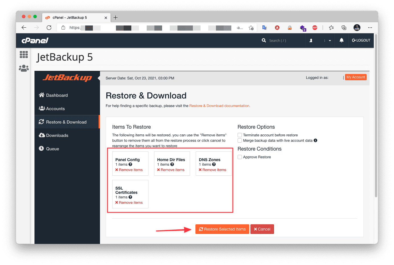 How to use Jetbackup 5 on cPanel