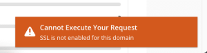 Xử lý lỗi “SSL is not enabled for this domain” trên DirectAdmin