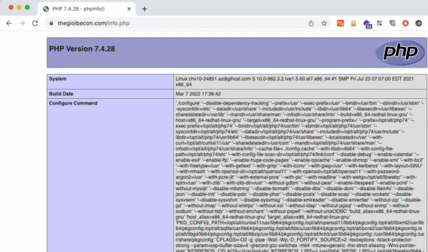 Liệt kê extension PHP đang sử dụng trên website