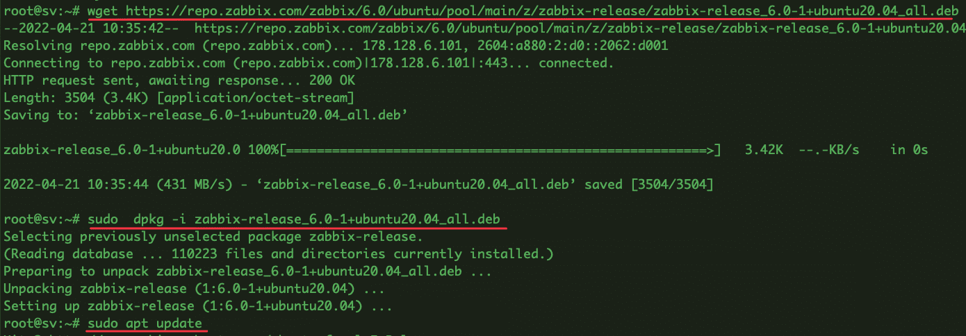How to install Zabbix 6.0 on Ubuntu 20.04

