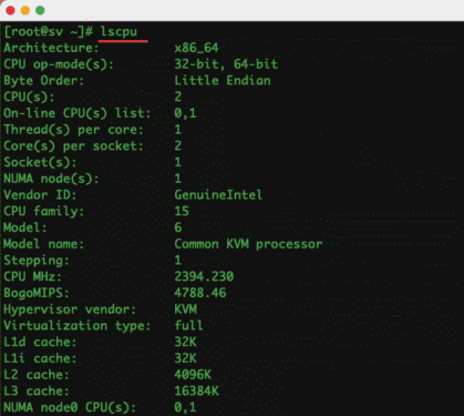 Một số cách xem thông số CPU trên Linux
