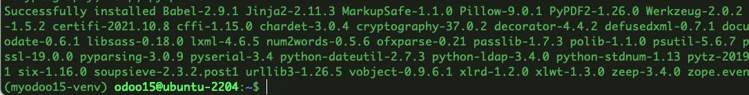 How to install Odoo 15 on Ubuntu 22.04

