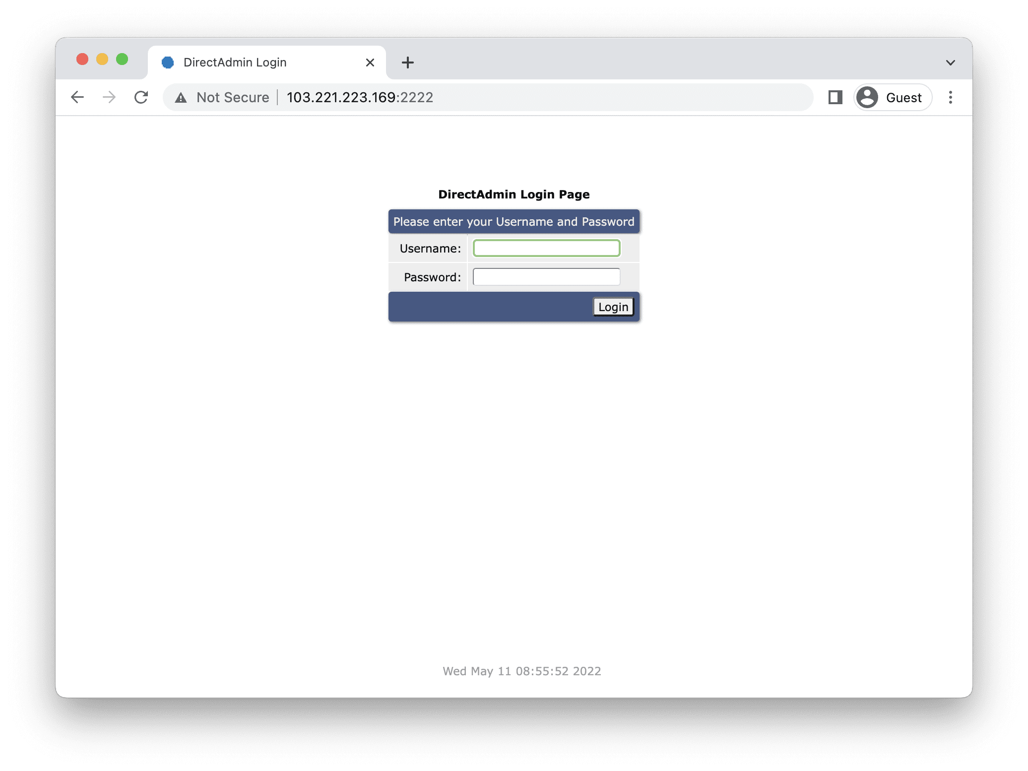 disable ssl directadmin panel