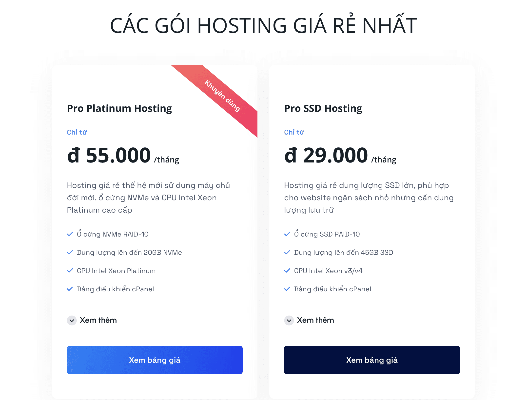Các dịch vụ hosting có giá rẻ nhất tại AZDIGI