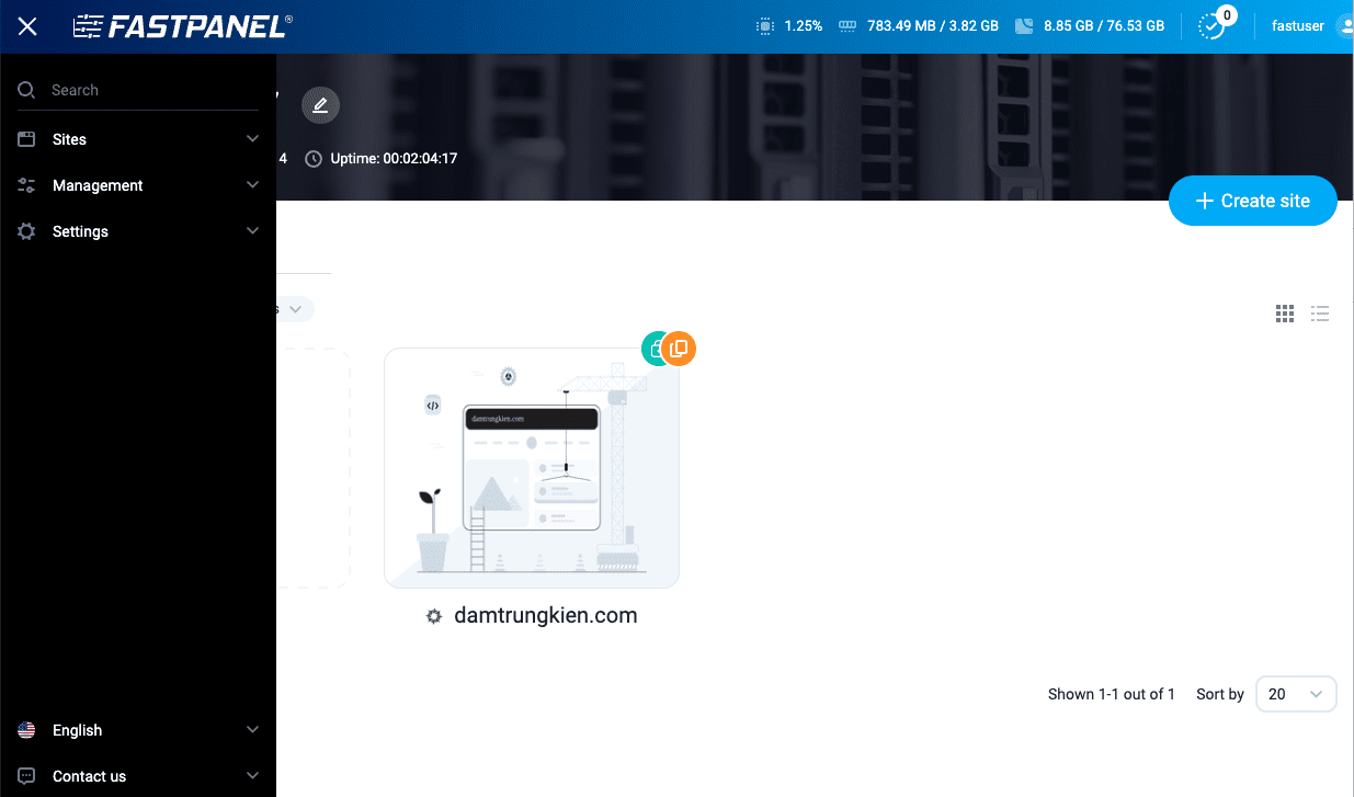 Hướng dẫn backup dữ liệu FastPanel lên Google Drive