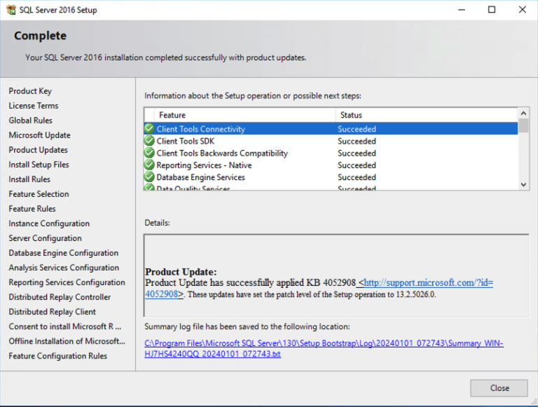 Hướng dẫn cài đặt SQL Server 2016 trên Windows Server 2016 - AZDIGI Blog