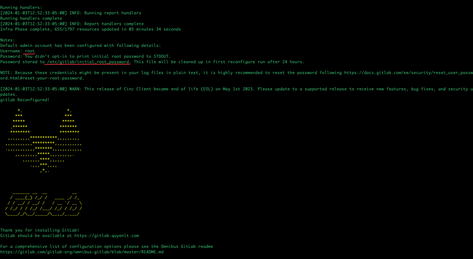 Hướng dẫn cài GitLab trên AlmaLinux 8.9