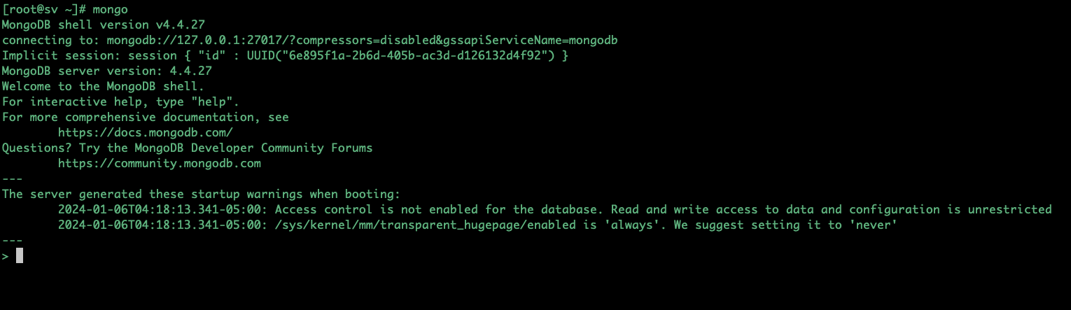 Cách cài đặt MongoDB trên AlmaLinux 8