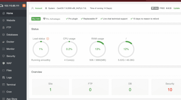 Hướng dẫn tạo cron kiểm tra và khởi động MySQL aaPanel