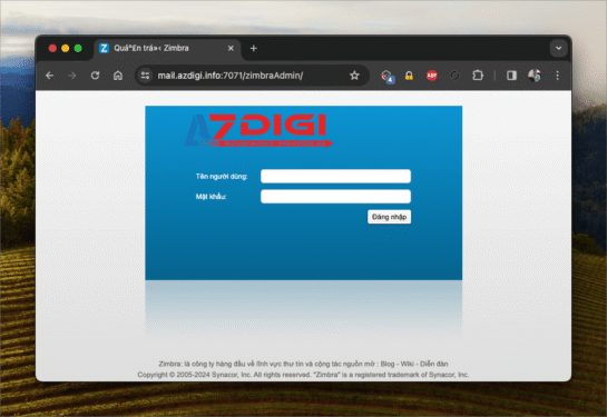 Hướng dẫn giới hạn dung lượng tên miền trên Zimbra