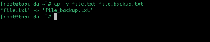 Lệnh "cp" trong Linux