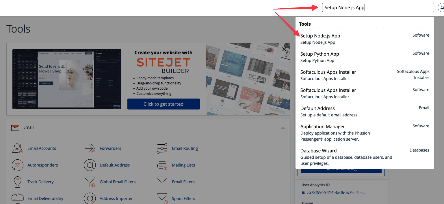 Hướng dẫn cài Ghost CMS trên hosting cPanel