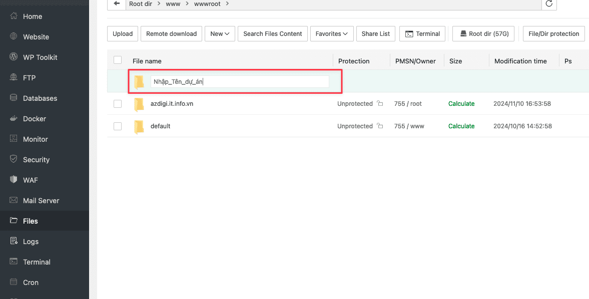 Hướng dẫn cài đặt Next.js trên aaPanel