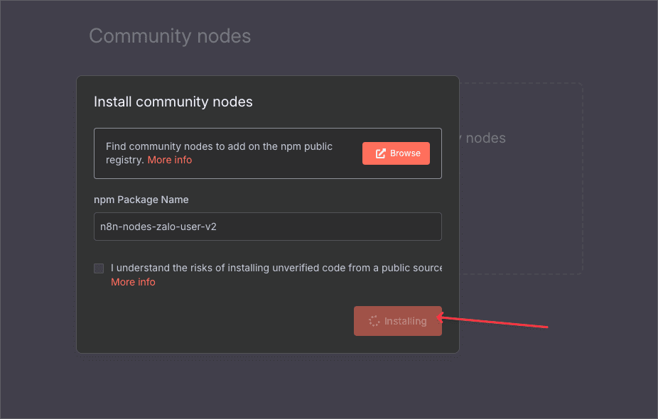 Hướng dẫn cài node zalo trên n8n