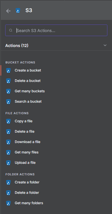 Hướng dẫn kết nối S3 với N8N