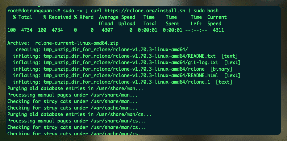 Hướng dẫn kết nối Rclone với S3
