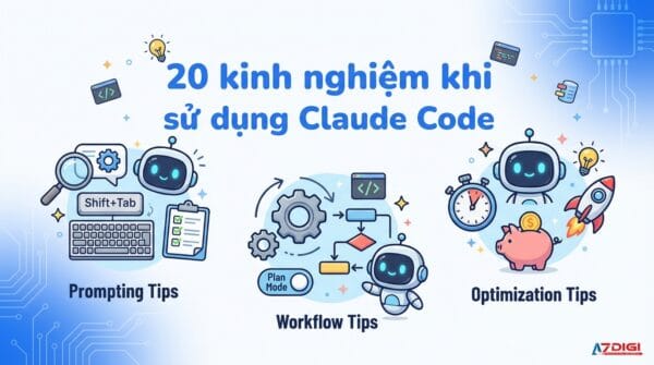 20 kinh nghiệm khi sử dụng Claude Code